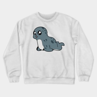 Kawaii grey seal Crewneck Sweatshirt